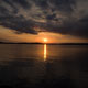 sunset over lake charlevoix